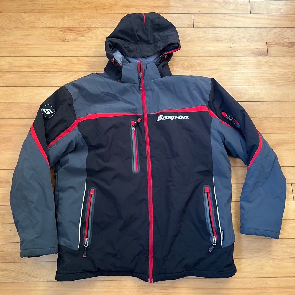 Snap-on Tools Choko Authentics Adrenaline 3.0 Winter Jacket Black Red Mens XL